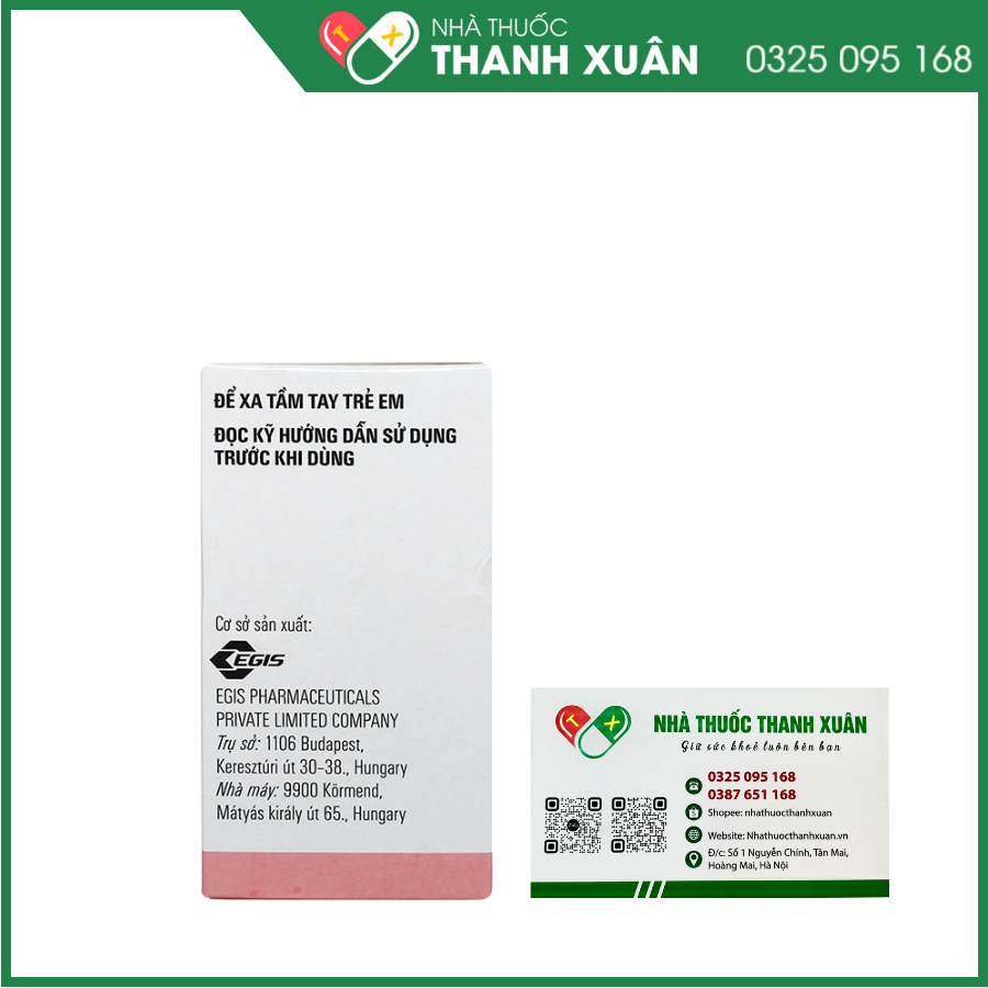 Piracetam - Egis 1200mg điều trị các triệu chứng của hội chứng tâm thần thực thể